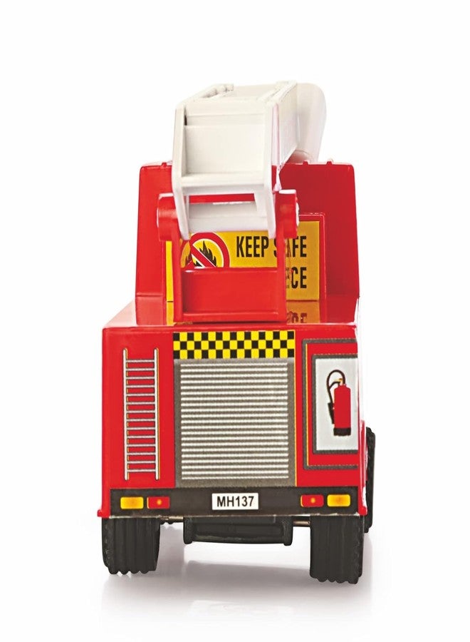 Toyscape Fire Brigade | Pull Back Fire Truck Toy For Kids 3+, Multicolor - Image 4